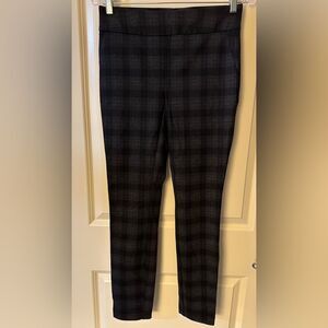 Hilary Radley Grey Plaid Stretch Dress Pants Women's Sz XS